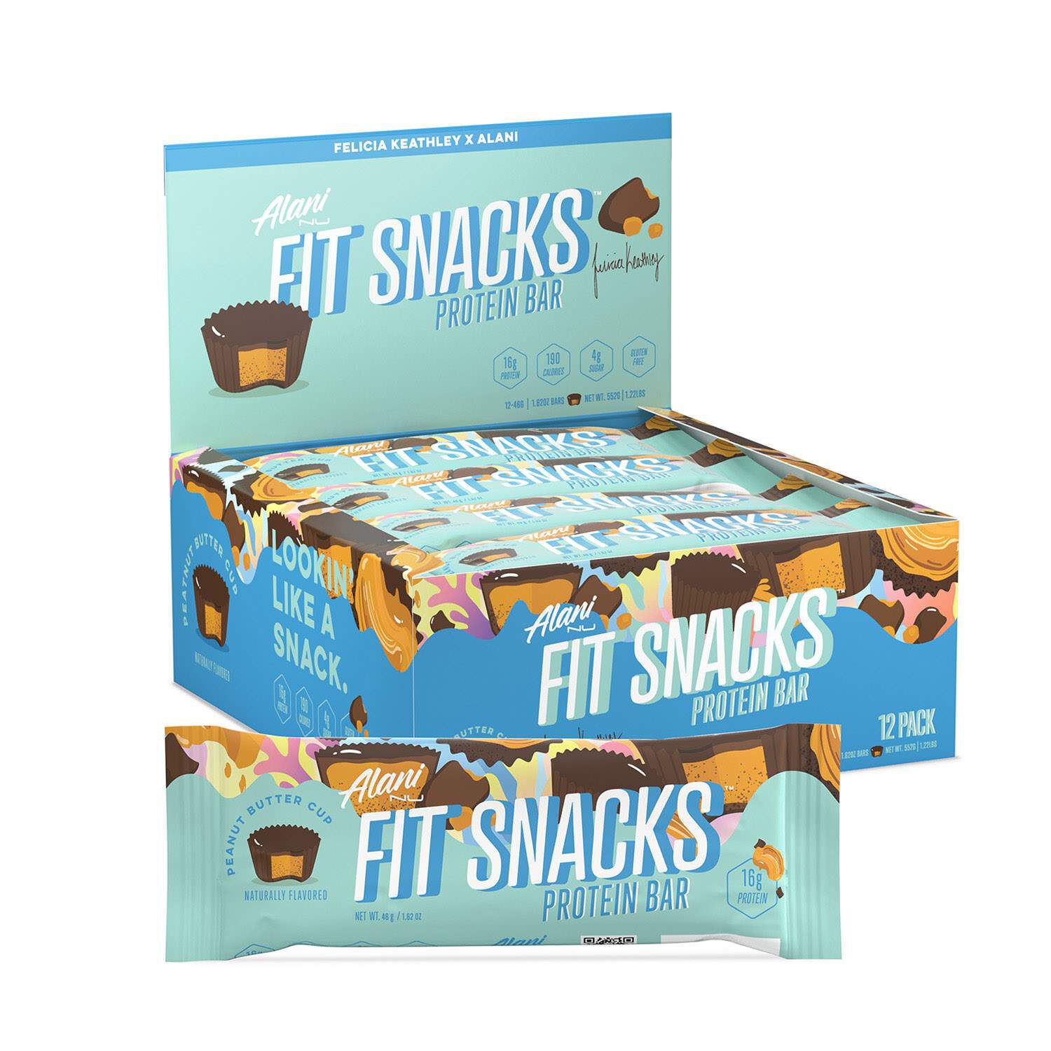 Fit Snacks Protein Bar Peanut Butter Cup Peanut Butter Cup GNC